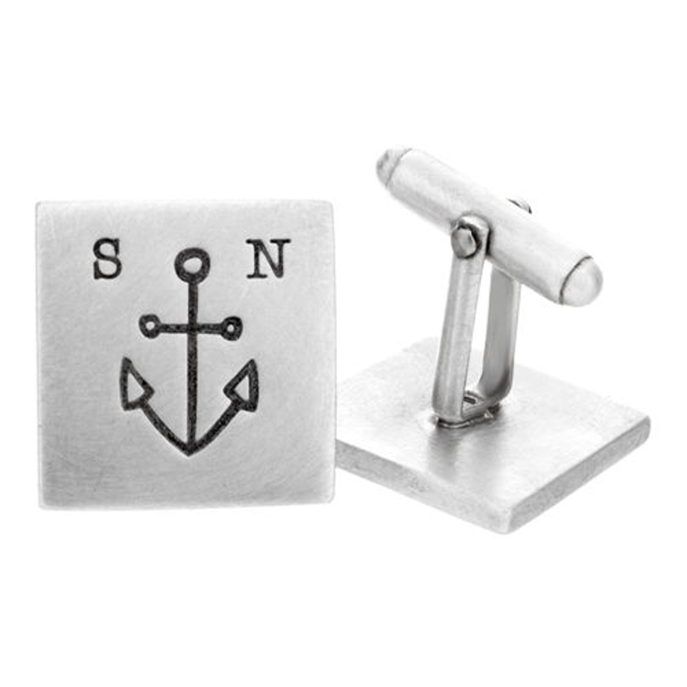 Custom nautical cufflinks