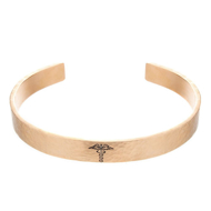 gold medical id cuff bracelet engraved medical alert bracelet