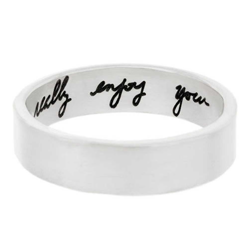 Picture of Engravable Silver Band