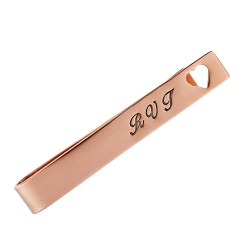 Picture of 14K Gold Tie Clip with Cut Out