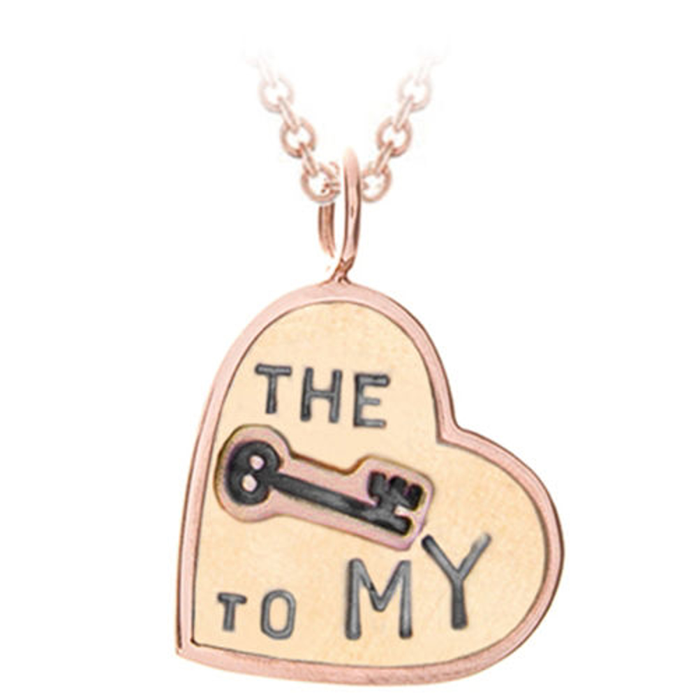 Picture of 14k Gold Key to My Heart Charm
