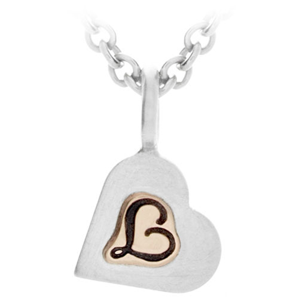 Picture of Tiny Fancy Heart Charm Necklace