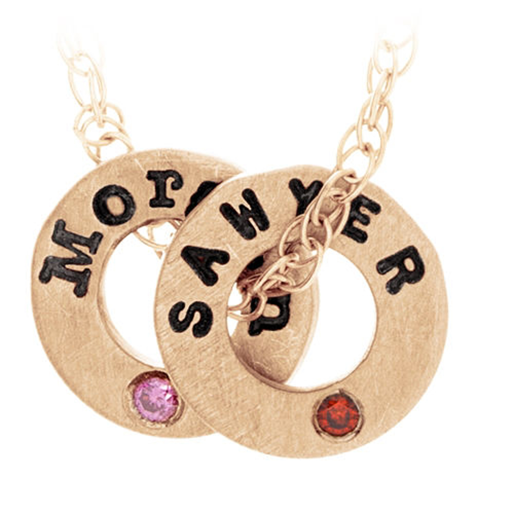 Picture of Mini Skinny Gold Washer Necklace