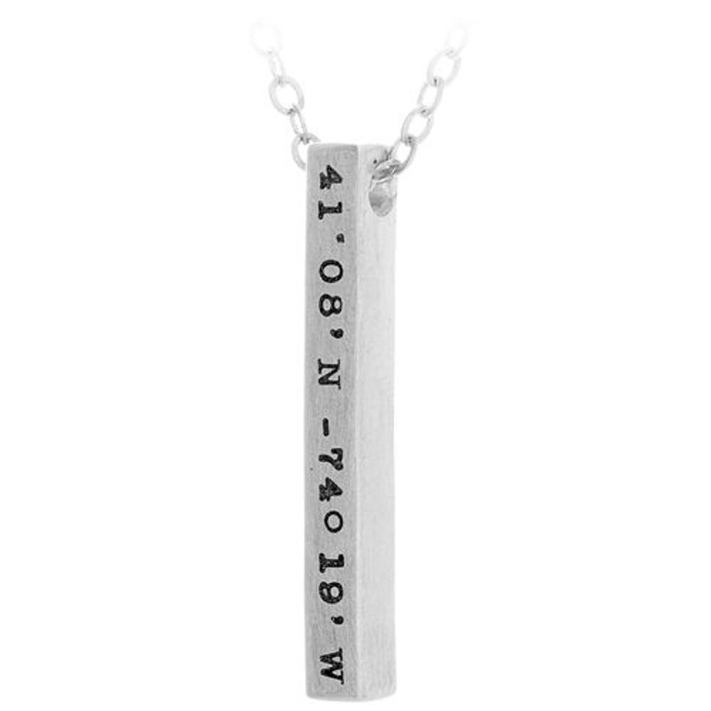 Picture of Silver Coordinates Bar