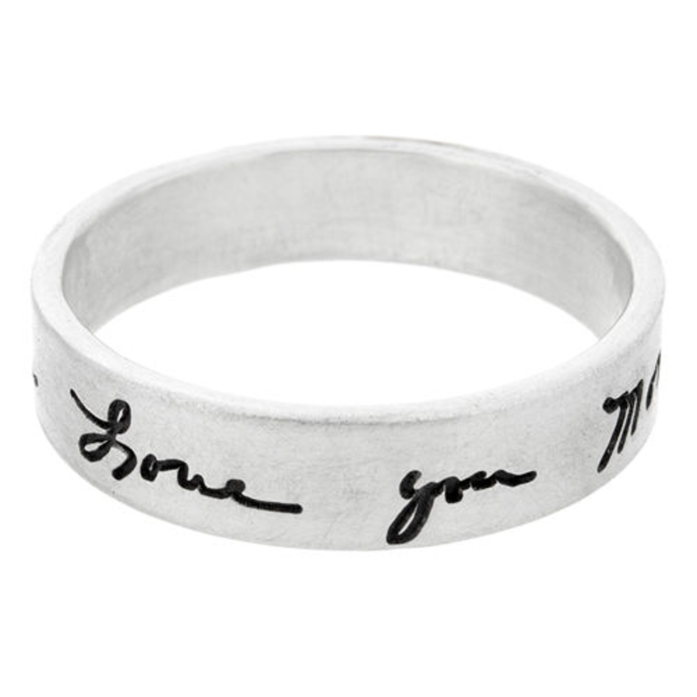 Picture of Engraved Silver Ring