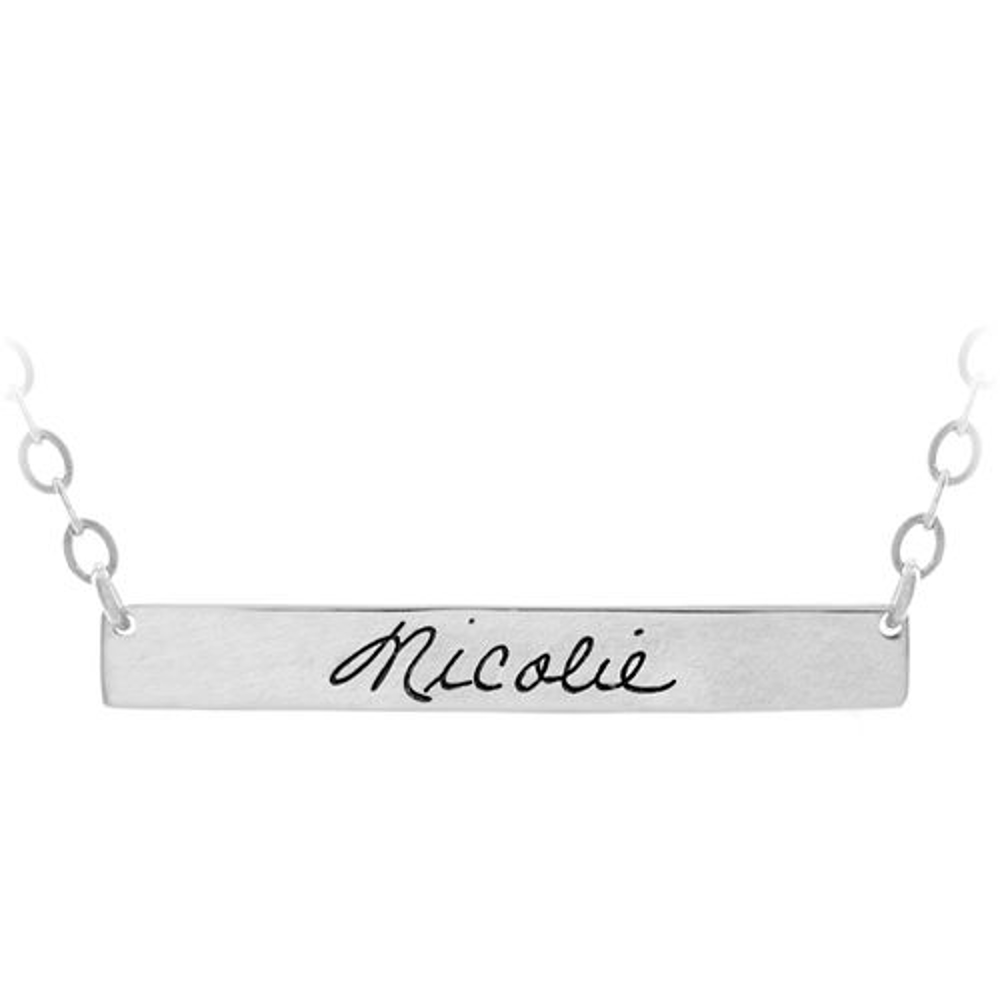 Picture of Name Engraved on Silver