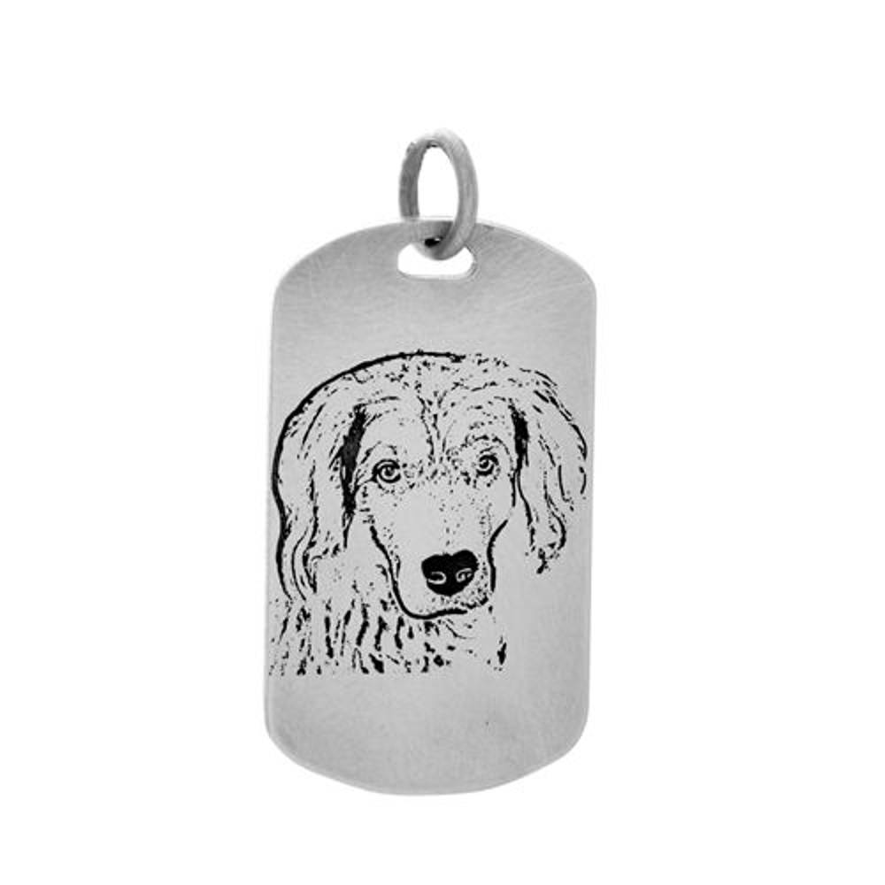 Picture of Dog Photo Portrait Pendant