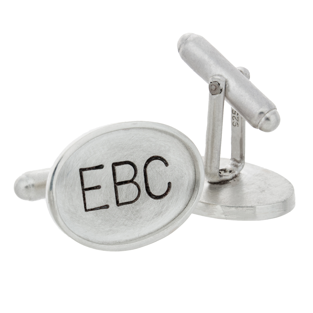 Engravable Oval Cufflinks