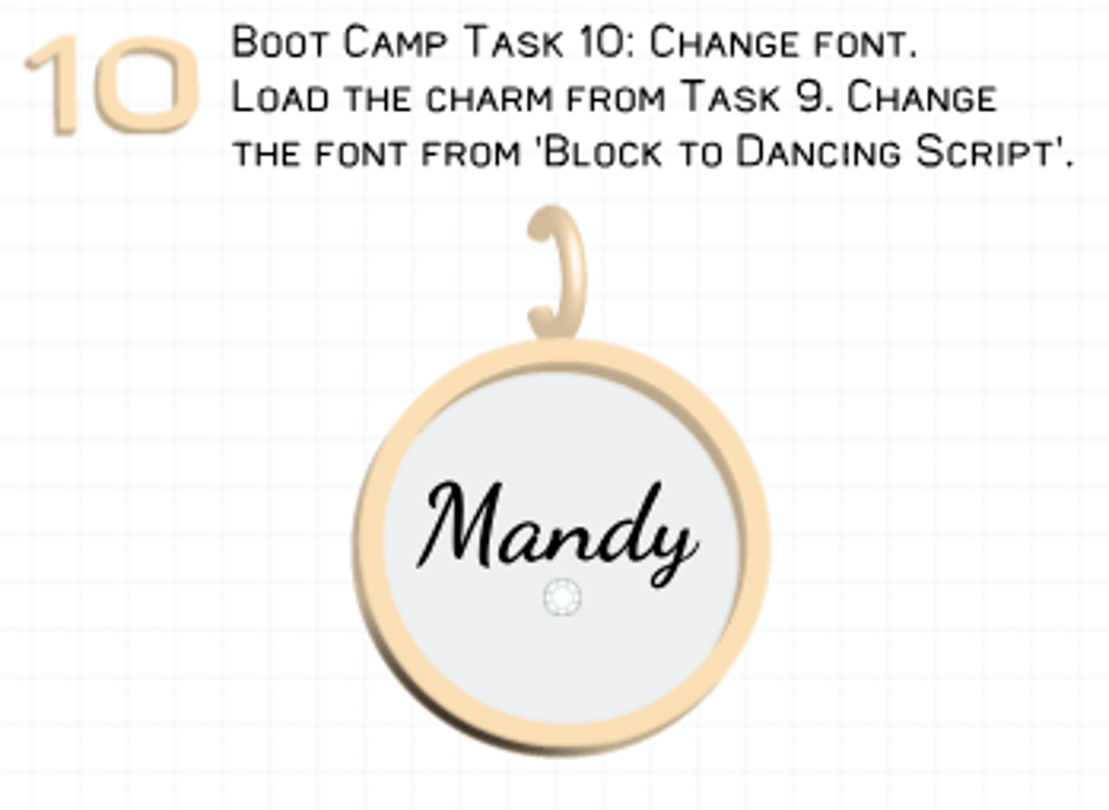 Picture of Task 10 - Change the font
