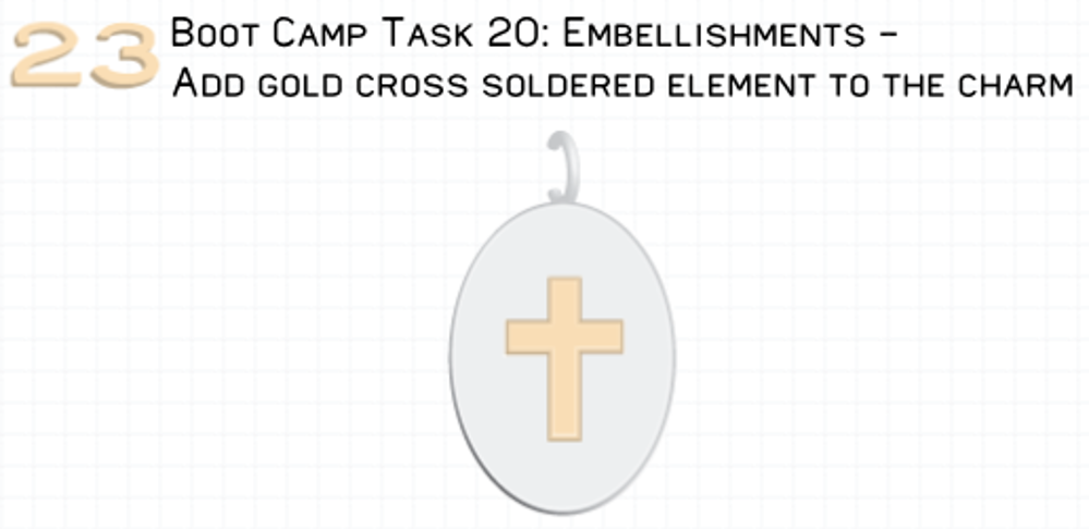 Picture of Task 23 - Add a soldered cross