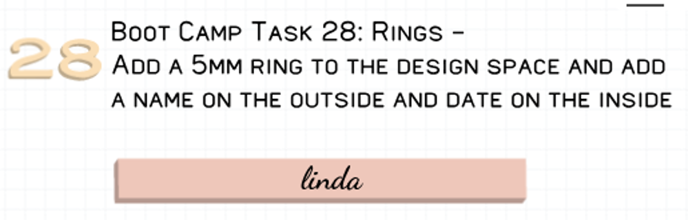 Picture of Task 28 - Text on front and back