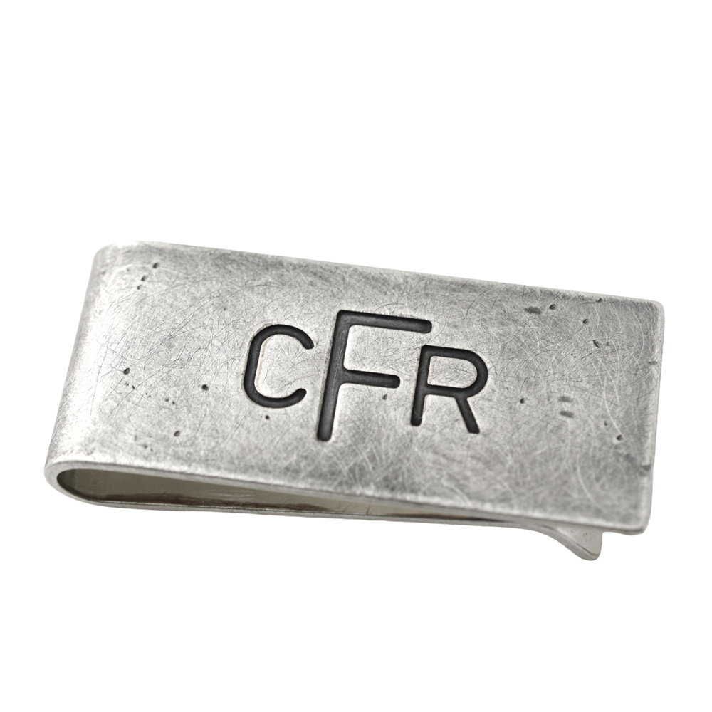 Picture of Silver Money Clip Monogram