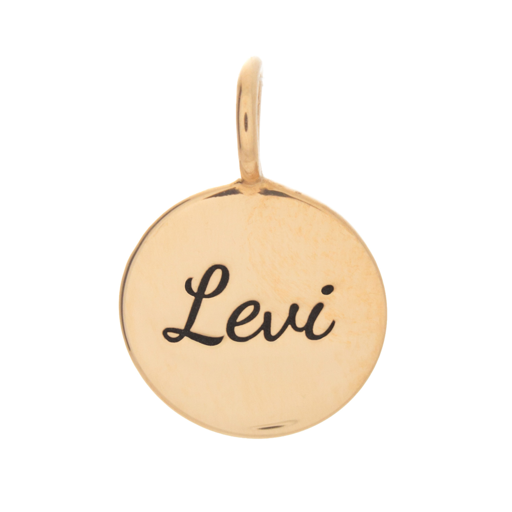 Picture of 14k Gold 3/4" Name Charm